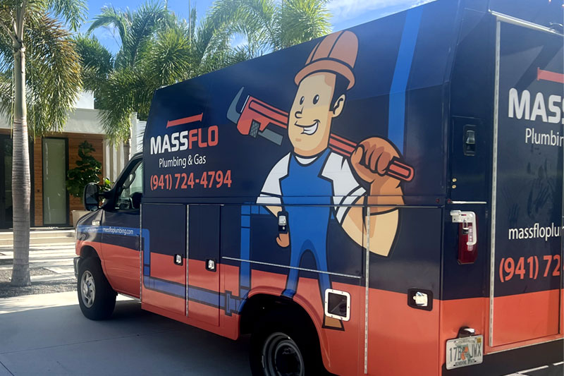 Massflo Truck plumbers sarasota